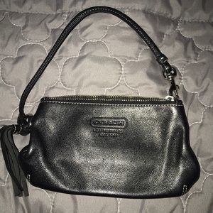 Coach leather wristlet